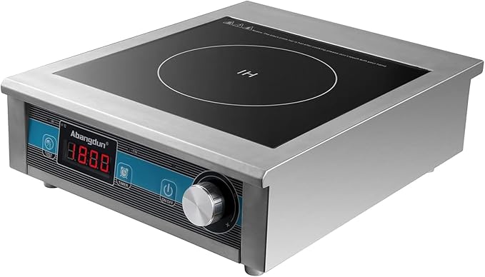 Commercial Grade Countertop Burner 1800 W /120V Commercial Induction Cooktop 9 Inch Heating Coil Hot Plate