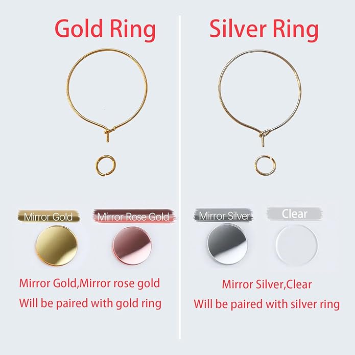 Personalized Wine Glass Charms with Rings,1.33 Inch Round Drink Markers and Name Tags for Stem Glasses Identification,Custom Place Cards for Valentine's Day,Wedding,Bridal Party Favors…