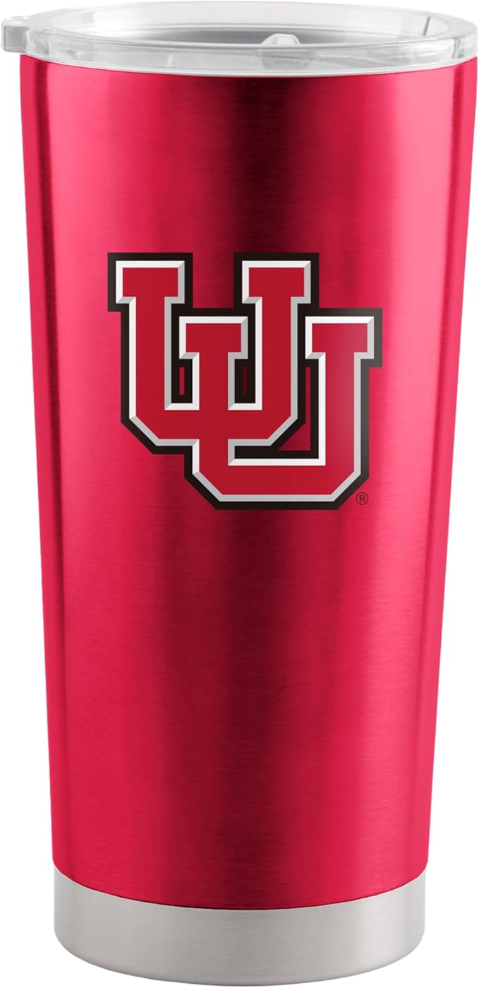 Logo Brands 20 oz Powder Coat Tumbler- Insulated Tumbler with Lid for Water, Iced Tea or Coffee, Smoothie and More