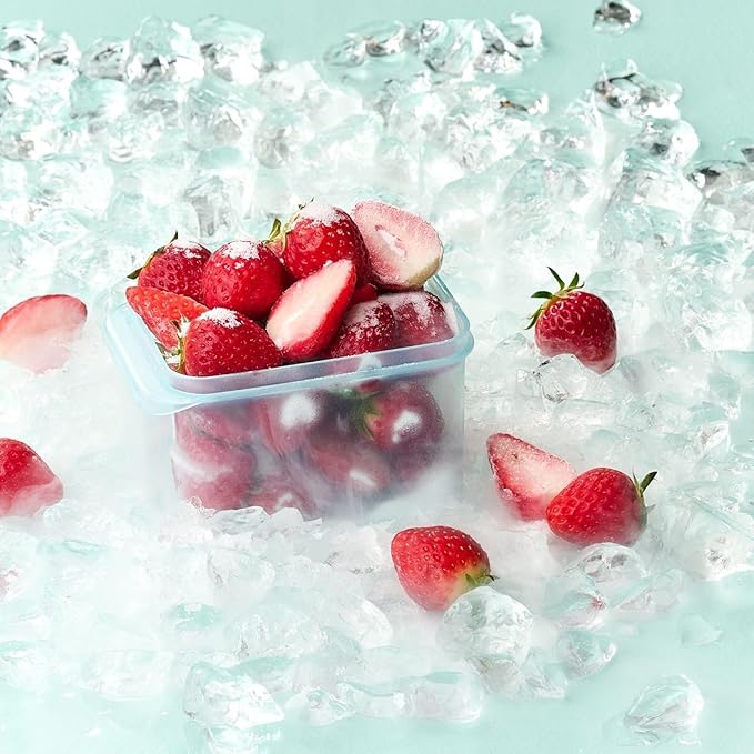 LocknLock HFL106 Freezer Fit Plastic Food Storage Container with Lid for Kitchen, Lunch, Meal Prep, and Leftovers, BPA-Free, Airtight, Leakproof, Microwave, Dishwasher-Safe, 3.5L