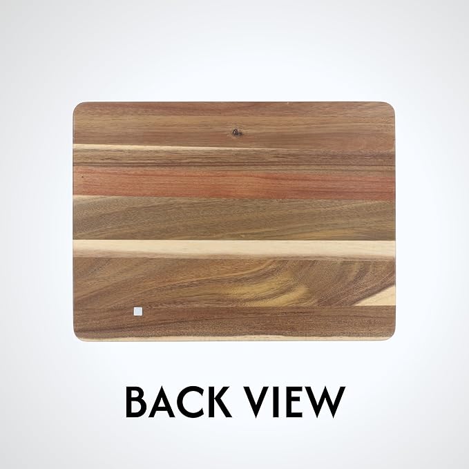 The Memory Company Officially Licensed NFL Acacia Cutting Board – 11.7" x 15.7" Durable Wood Chopping & Serving Board with Team Logo