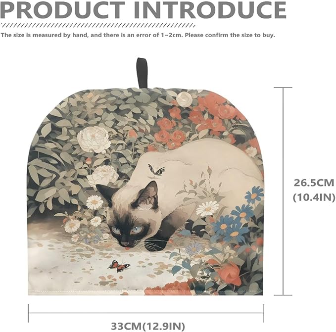 Ragdoll Tea Cozy for Teapot Insulated for Women Shirley Flower Teapot Insulation Cover Breakfast Warmer Keeping Warm Kettle Kitchen Dust Cover