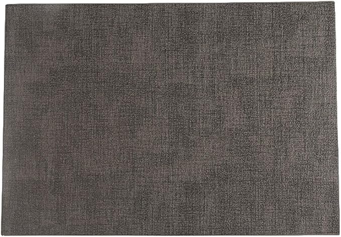 Table Decor Housewarming PU Place Mats Kitchen Accessories Set of 1/4/6 Non-Slip Wipeable Waterproof Washable PlaceMats(SPU Dark Grey,43x30cm 4pcs)