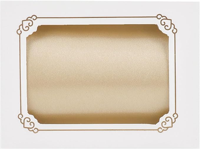 MEEDEE Champagne Satin 3 Inch Ribbon Lux Double Faced Satin Ribbon by 10 Yards Champagne Gold Ribbons Christmas Ribbons for Christmas Tree, Weddings, Flower Bouquet