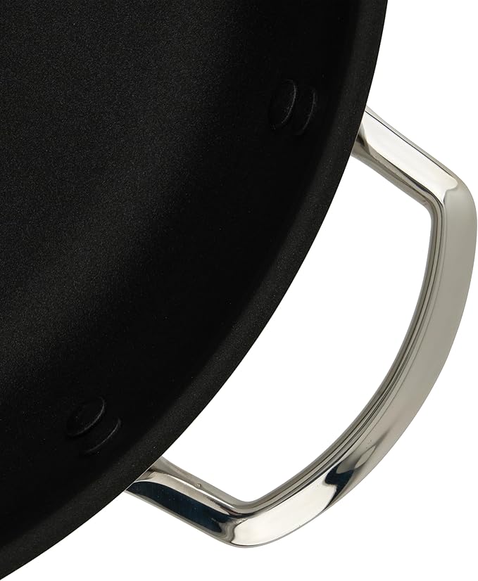 WINCO Tri-Ply Frying Pan, Silver