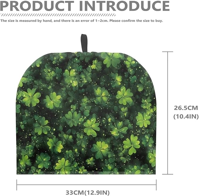 4 Leaf Teapot Cover Tea Cozy for Teapot Insulated Keep Warm Kettle Kitchen Dust Cover for St. Patrick's Designed in England