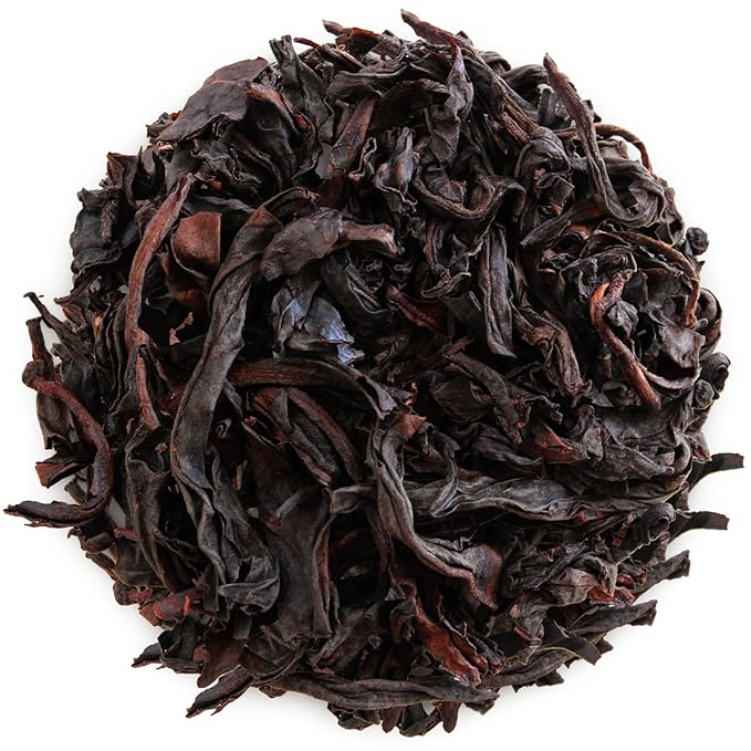 Teabloom USDA Organic Big Red Robe Oolong Loose Leaf Tea, Full-bodied Velvety Smooth Texture with Floral and Fruity Notes, 1.76 oz/50 g Canister Makes 35-50 Cups