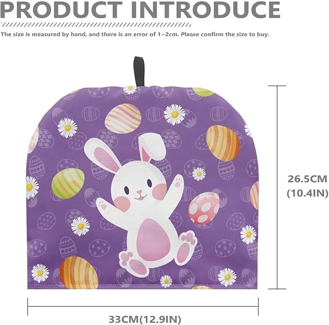 Bunny Teapot Cover Tea Cozy for Teapot Insulated Tea Pot Cozy for Easter Sunday Thick Home Decorative Kettle Kitchen Dust Cover for Easter