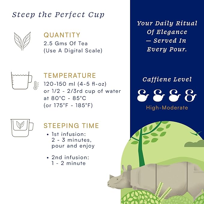 Herbs & Kettles Assam Special Reserve Tea | Single-Origin Tippy Assam Loose Leaf Black Tea | Premium Whole Leaf with Honey, Malt, Cacao & Oak Notes | Antioxidant-Rich, Supports Immunity, Focus & Digestive Health | 10–12 Servings, 20–30 Cups | Premium L...
