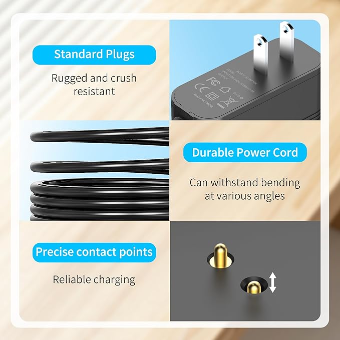 Charging Coaster 2 Compatible with Em-BER Temperature Control Smart Mug 2 and 1, Mug Power Cord and Charger Dock Base for Smart Temperature Cup Accessories