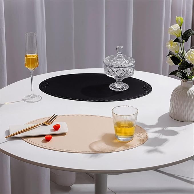 PVC Insulation Mat Oil Non-Slip Kitchen Placemat Accessories Coaster Tableware Pad Mug Dining Table Mat Napkin Home(A7,1 PCS)