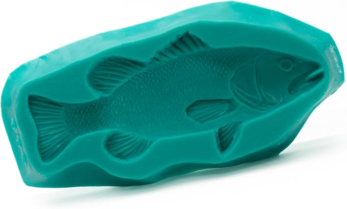 Fish Shaped Silicone Mold Food Safe Fondant Chocolate Candy Resin Polymer Clay Craft Soap