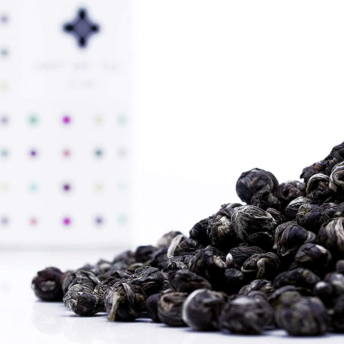 Art of Tea | Jasmine Pearls 3oz (Jasmine Tea) | Artisan Loose Leaf Tea Tin
