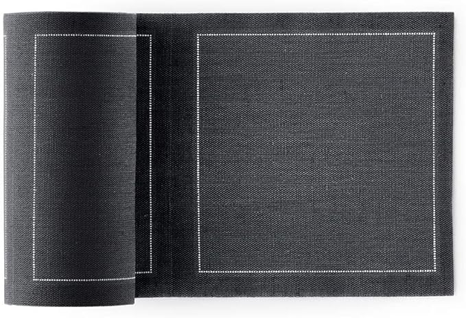 Linen Cocktail Napkin - 4.3 x 4.3 in - 50 units per roll - Intense Grey