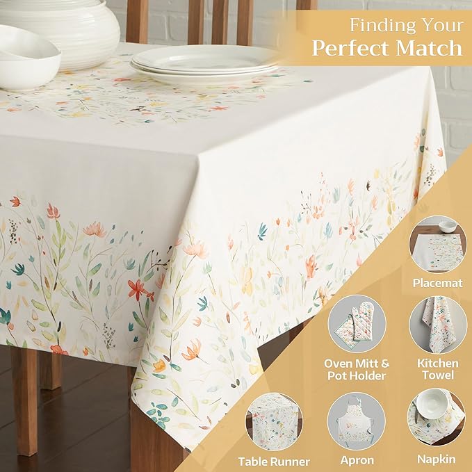 Maison d' Hermine Colmar 100% Cotton Tablecloth 54 - inch by 72 - inch.