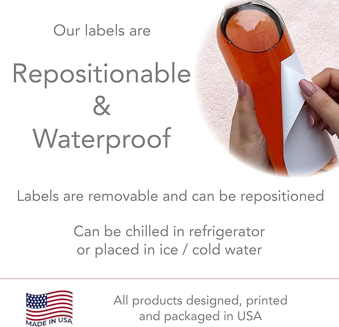 Always Read the Fine Print ● SET of 5 ● GENDER NEUTRAL Pregnancy Announcement Wine Labels, Baby Announcement Wine Label, We are Pregnant, Pregnancy Reveal, Alternative to Card WATERPROOF (Minimalist)