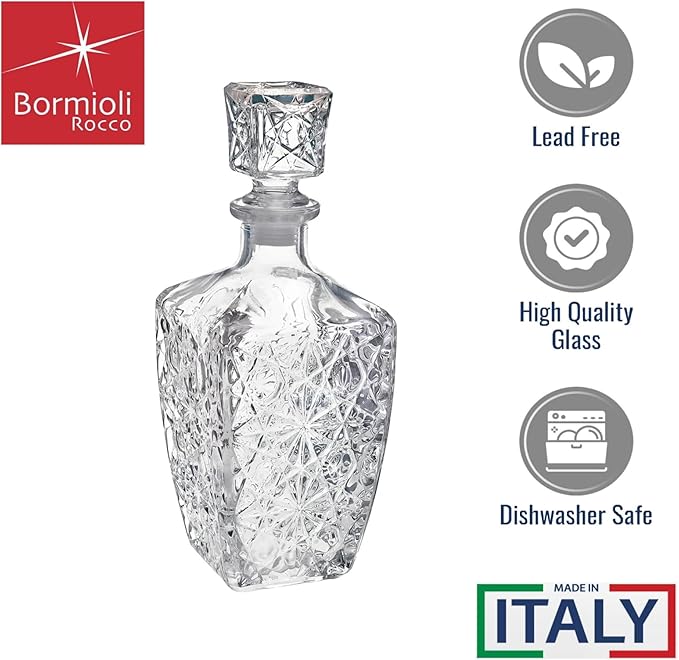 Bormioli Rocco Dedalo 26.4 oz. Decanter with Stopper