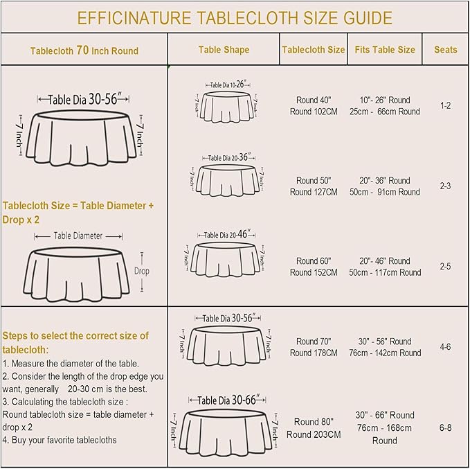 Jacquard Round Tablecloth 70 Inch Grey Tablecloth Leaves Pattern Scalloped Edge Silky Soft Table cloth Waterproof Wrinkle Resistant Washable Table Cover for Dining Tabletop Party Banquet Patio Decor
