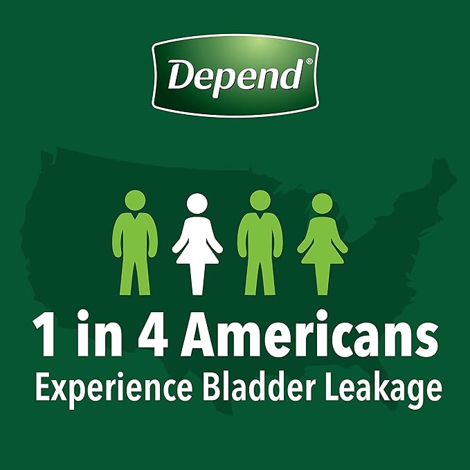 Depend Incontinence Underwear for Women, Extra-Large, 30 Count | Maximum Absorbency | Fit-Flex | Disposable | Blush