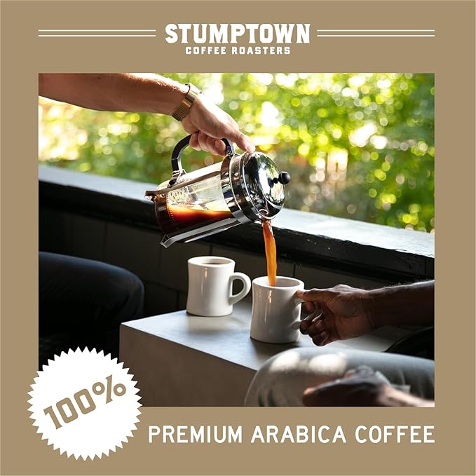 Stumptown Coffee Roasters, Organic Medium Roast Ground Coffee - Holler Mountain 12 Ounce Bag, Flavor Notes of Citrus Zest, Caramel and Hazelnut