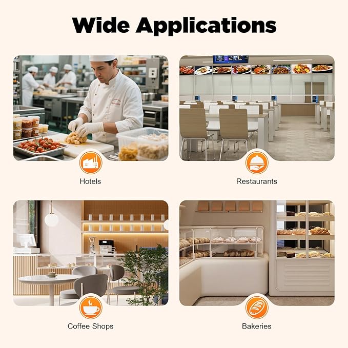 Commercial Conveyor Toaster Oven, 300 Slices/H Stainless Steel Restaurant Toaster with Dual Heating Tubes, 2200W Heavy Duty Electric Conveyor Belt Toasters for Bun Bagel Bread