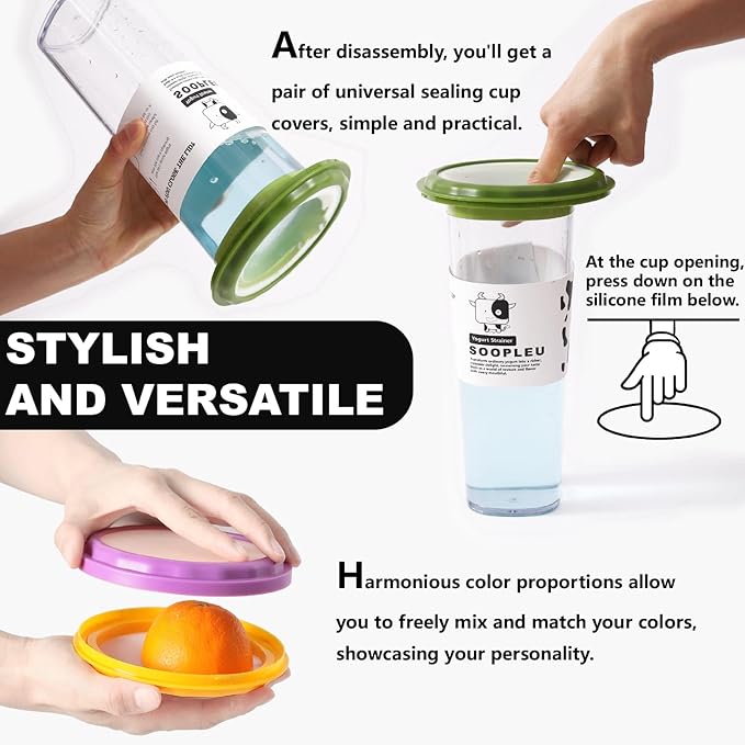 Avocado Saver 4-Pack: Fresh-Lock Containers for Tomatoes, Onions & Lemons | Reusable Fridge Storage | Ideal for Garlic, Potatoes & Produce Preservation