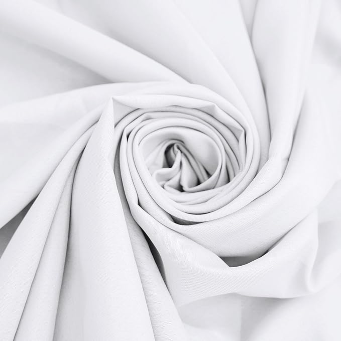 Efavormart 132" Wholesale Round Tablecloth Polyester Round Table Linens for Wedding Party Banquet Restaurant - White