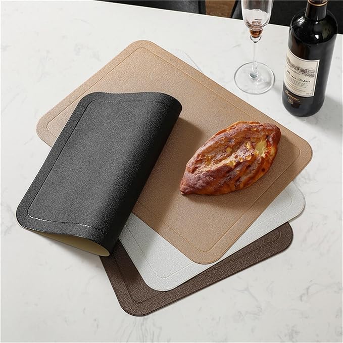 Placemats Anti-Slip Decoration Pad Heat- Tablemat Dishes Coaster Tableware Mat for Table(Coffee)