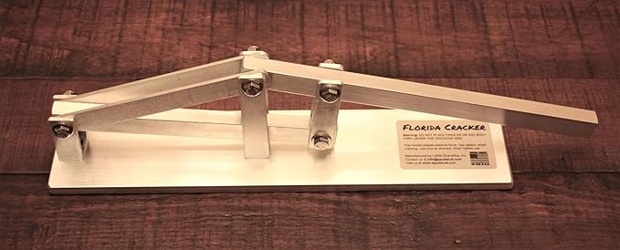 Florida Cracker - Stone Crab Claw Cracker - Solid Aluminum & Stainless Steel Construction - Made in The USA
