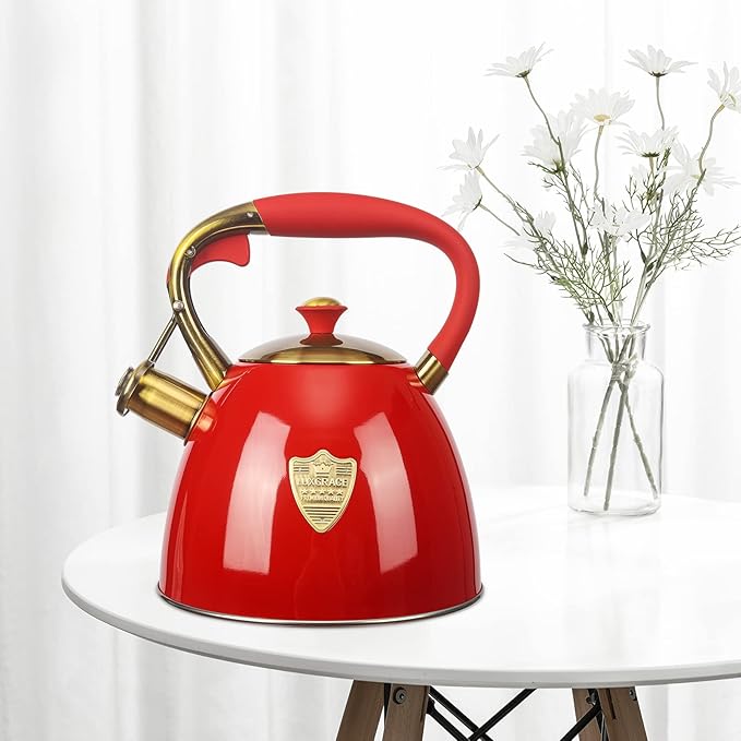 Tea Kettle -2.9 Quart Tea Kettles Stovetop Whistling Teapot Stainless Steel Tea Pots for Stove Top Whistle Tea Pot