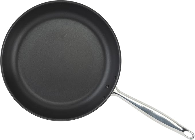 WINCO Tri-Ply Frying Pan, 12-dia, Silver