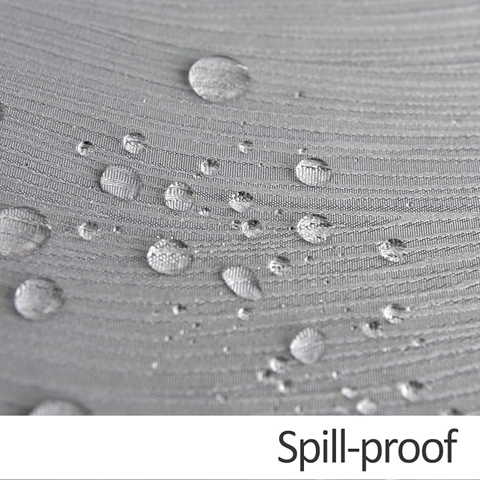 maxmill Jacquard Table Cloth Waving Pattern Water Resistant Wrinkle Resistance Heavy Weight Soft Tablecloth for Kitchen Dinning Tabletop Decoration Oblong 60 x 140 Inch Light Grey