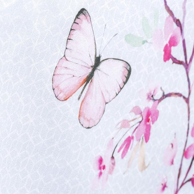 Maison d' Hermine Table Cloth Rectangle Table 100% Cotton 70 x 90 Inches Tablecloth Reusable Decorative for Dining Room Farmhouse Home Valentines Day Decorations Spring Summer - Blossoms in Spring