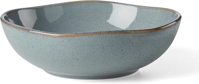 Oneida 899206 Organic Shades Blue 18-Piece Dinnerware Set, Service For 6