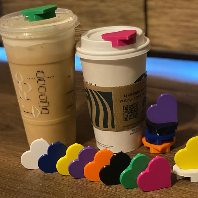 Disposable Coffee Stoppers 18 Pack, Used for Starbucks Hot and Cold Disposable cups