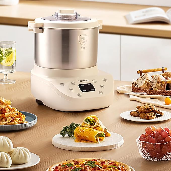 Joydeem Electric Dough Maker, 9.5Qt with Winter & Summer Fermentation, Dual Functions (MIX for Dough/Kneading, BLEND for Filling) - Ideal for Bread, Pizza, Roti, Dumplings, Sourdough, HMJ-A901