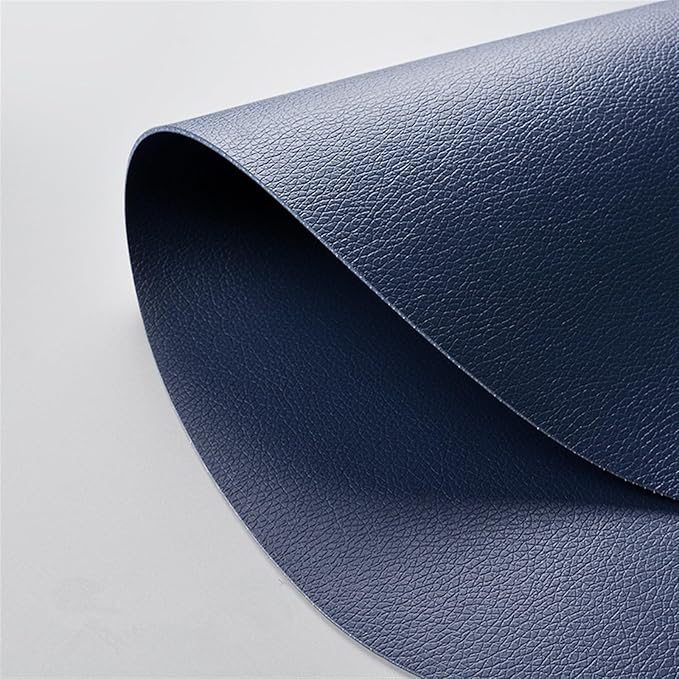 Leather Table Mats Tableware Pad Placemat Heat Insulation PU Bowl Coaster Kitchen Non-Slip(Milk Tea Color)