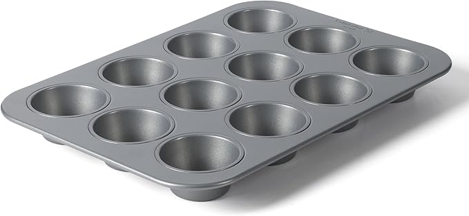 Calphalon Titan Steel Core PFA Free Nonstick 12 Cup Cupcake Muffin Pan