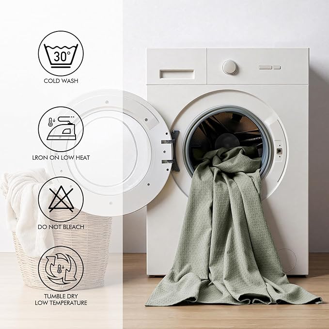 MIULEE Olive Green Linen Cotton Table Cloth Rectangle Tablecloth Spring Waterproof Spillproof Cross-Star Textured Table Cltoth Decorative Farmhouse Style for Dining Party Weddings 60x120 Inch