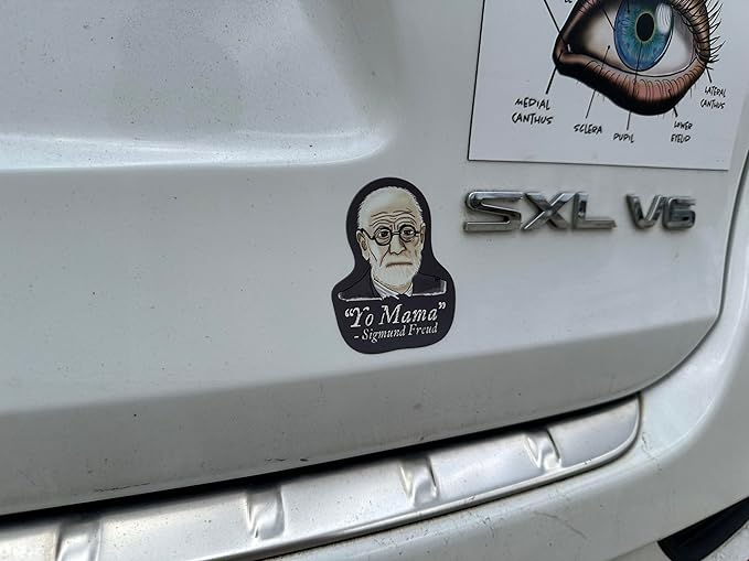 Funny Psychology Magnet, Sigmund Freud Yo Mama Joke, Funny Psychology Gift