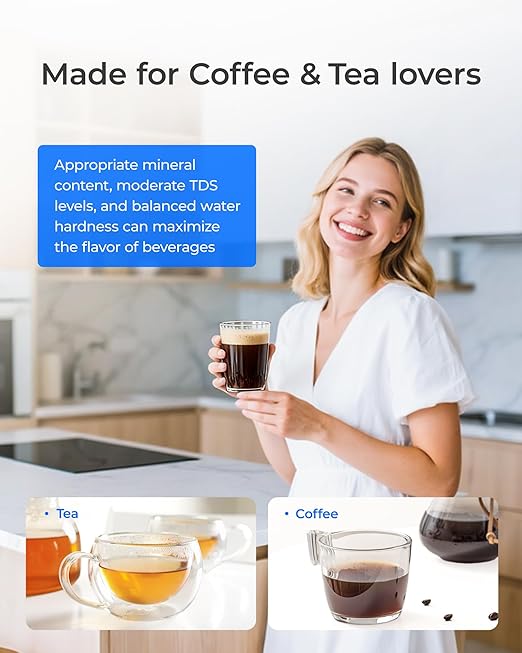 Waterdrop Water Filter Pitcher with 1 Filter, 200-Gallon Long-Life, 10-Cup Large Water Filter Pitcher, Improved Coffee & Tea Taste, NSF Certified, 5X Times Lifetime, Reduces PFOA/PFOS, Chlorine, Blue