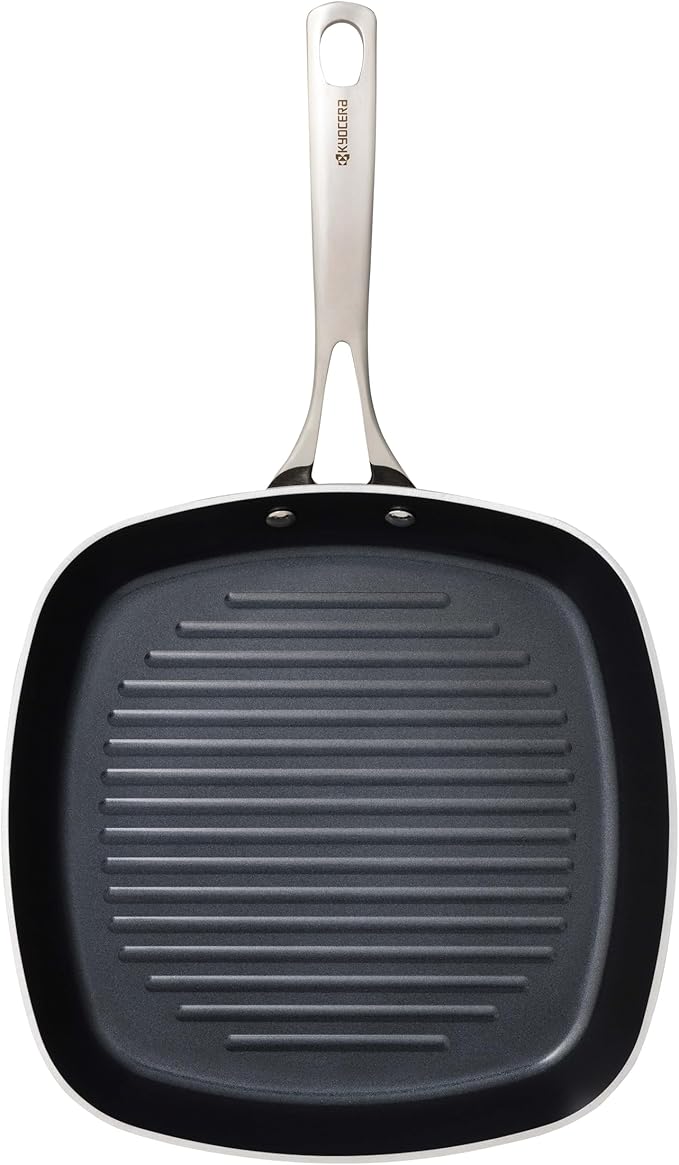 10" Ceramic PFAS-Free Non-Stick Grill Pan