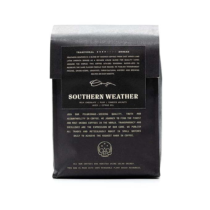Onyx Coffee Lab Southern Weather Whole Bean Coffee Blend – Medium Roasted Coffee Beans Whole – Specialty Coffee with Notes of Chocolate, Plum & Walnut