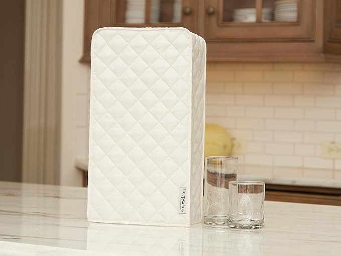 Covermates Keepsakes - Rectangular Appliance Cover - Dust Protection - Stain Resistant - Washable - Appliance Cover, Cream