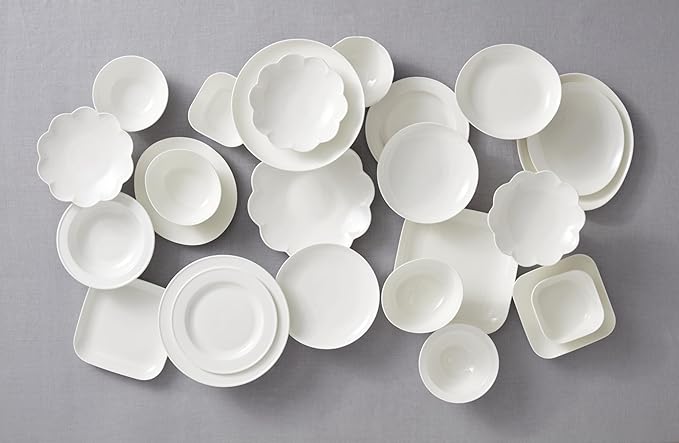 Lenox 899187 Studio 1414 Coupe 18-Piece Dinnerware Set, Service For 6