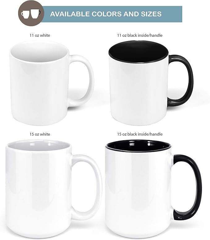 Personalized Floral Initial Monogram Name Ceramic Coffee Mug, 11 or 15 oz