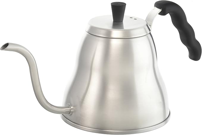 GROSCHE - Marrakesh Gooseneck Kettle Stovetop - 34 oz Stainless Steel Pour Over Coffee & Tea Kettle - Gooseneck Design for Precise Pouring, Integrated Thermometer for Optimal Brewing Temperature
