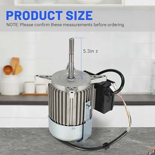 56966 Convection Oven Blower Motor 3/4Hp AC500 115V 1680/1120RPM Compatible with Blodgett BDO-100-G-ES DFG-100-ES DFG-200-ES Zephaire-100-G-ES Single Phase Motor