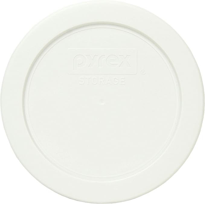Pyrex 7200-PC White Round Plastic Food Storage Lid Made in the USA