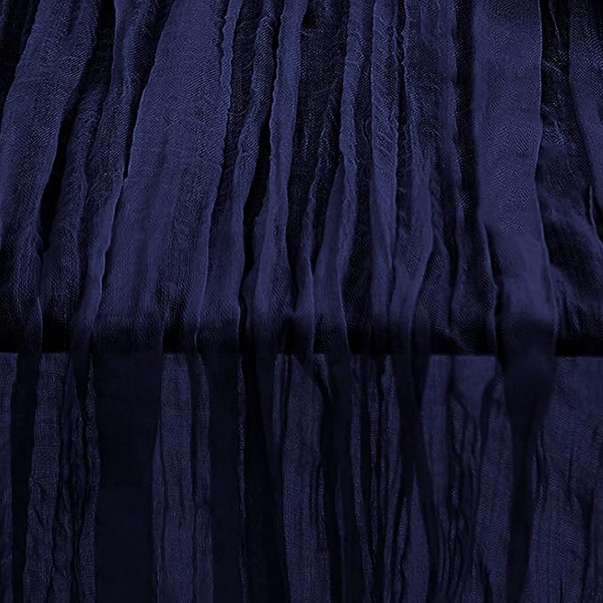 6 Pack Navy Blue Cheesecloth Table Runner 35x120 Inch 10Ft Rustic Gauze Cheese Cloth Table Runner Sheer Cheesecloth Table Runners for Wedding Party Bridal Shower Decoration